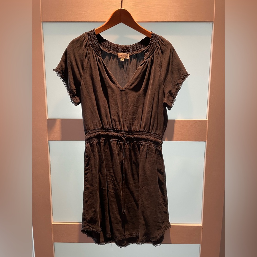 Black Short Sleeve Dress